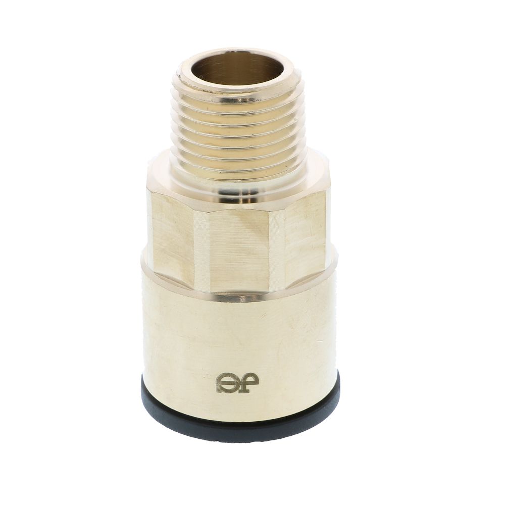 John Guest Lead-Free ProLock Brass Male Connector NPT - 3/4 CTS x 1/2 NPT