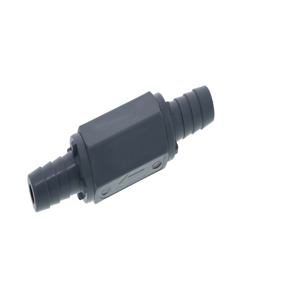 Check Valve 426 Series PVC Gray 1/2" OD Barb BUNA
