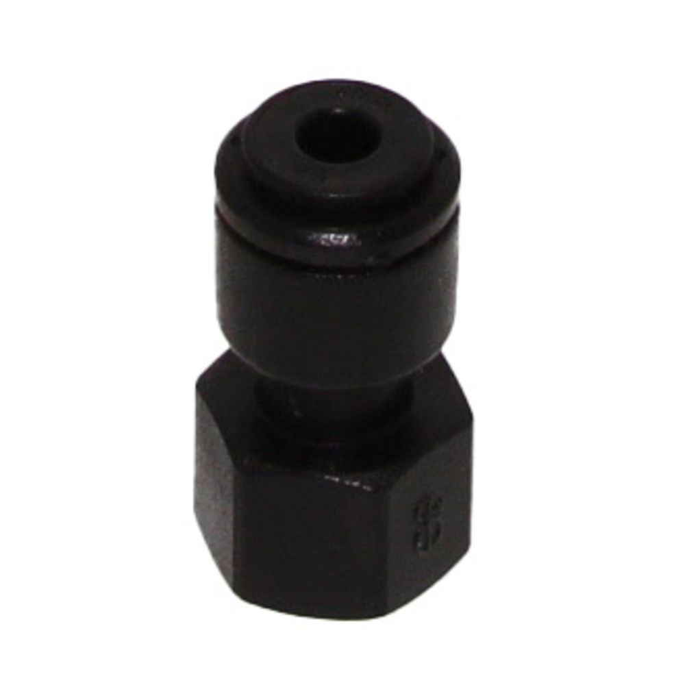 John Guest Female Adaptor BLACK ACETAL - 4mm x 1/8 BSP