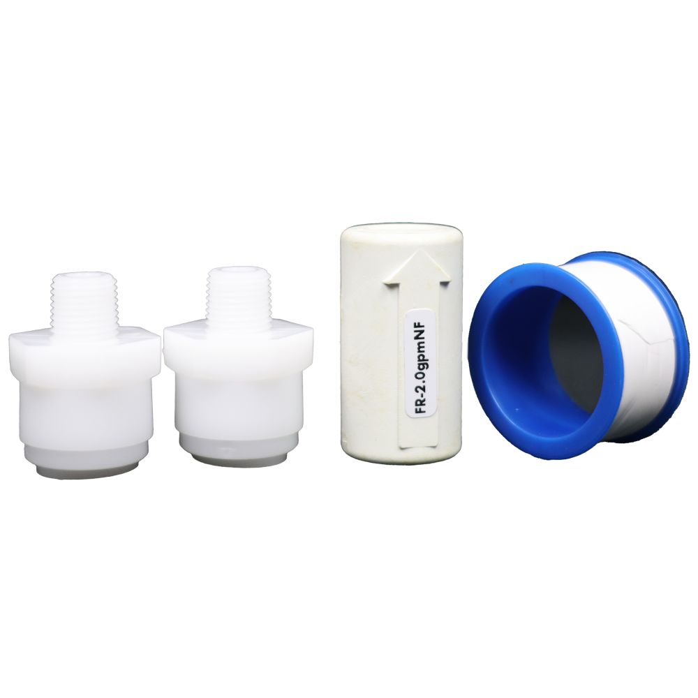 Inline Flow Restrictor - 2 GPM 3/8" QC - DIY Assembly
