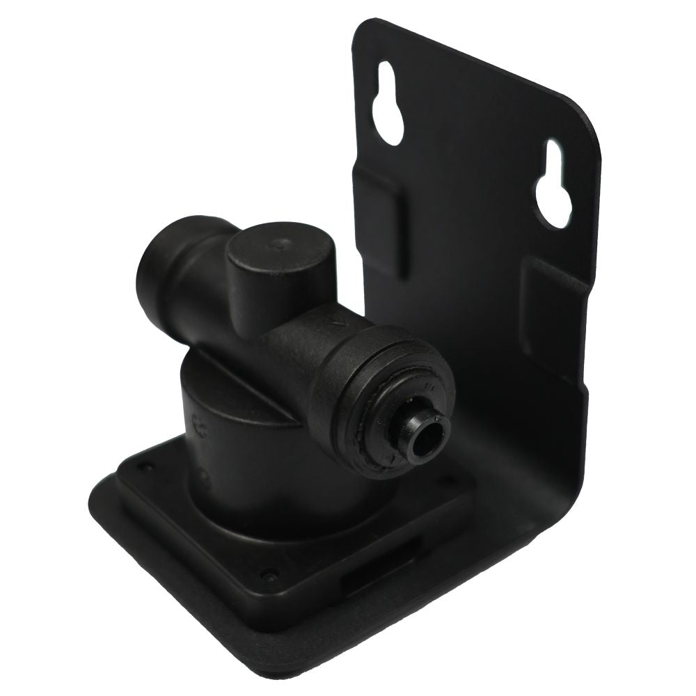 NeoPure EVP-QCP4Q Single Manifold, Valved, Black, 1/4 QC