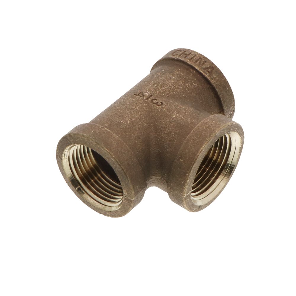 Lead-Free Brass Tee 3/4 FPT x 3/4 FPT x 3/4 FPT