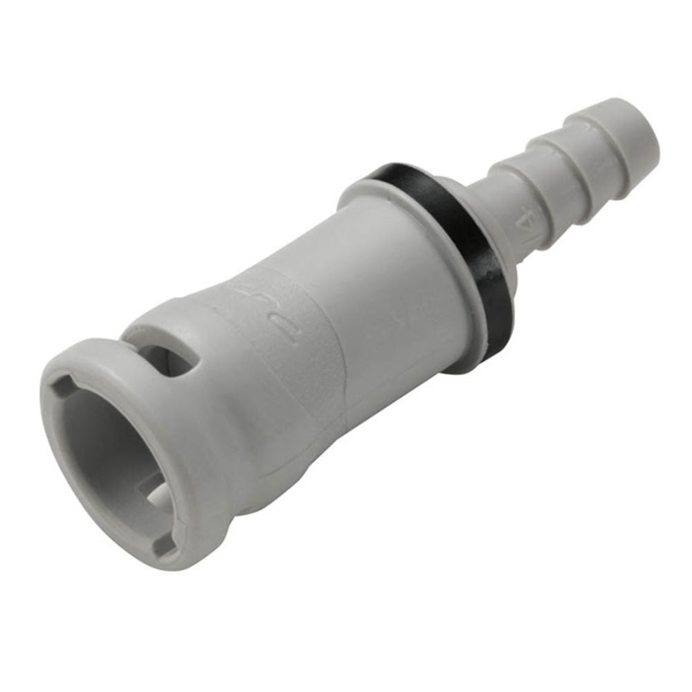 NS2D170412 Valved In-Line Hose Barb Coupling Body 1/4 ID Barb