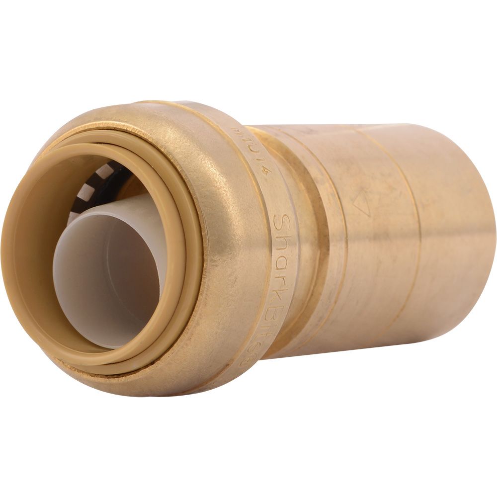 SharkBite® U724LF Lead-Free Brass Push-to-Connect Reducing Stem - 3/4" x 1" CTS