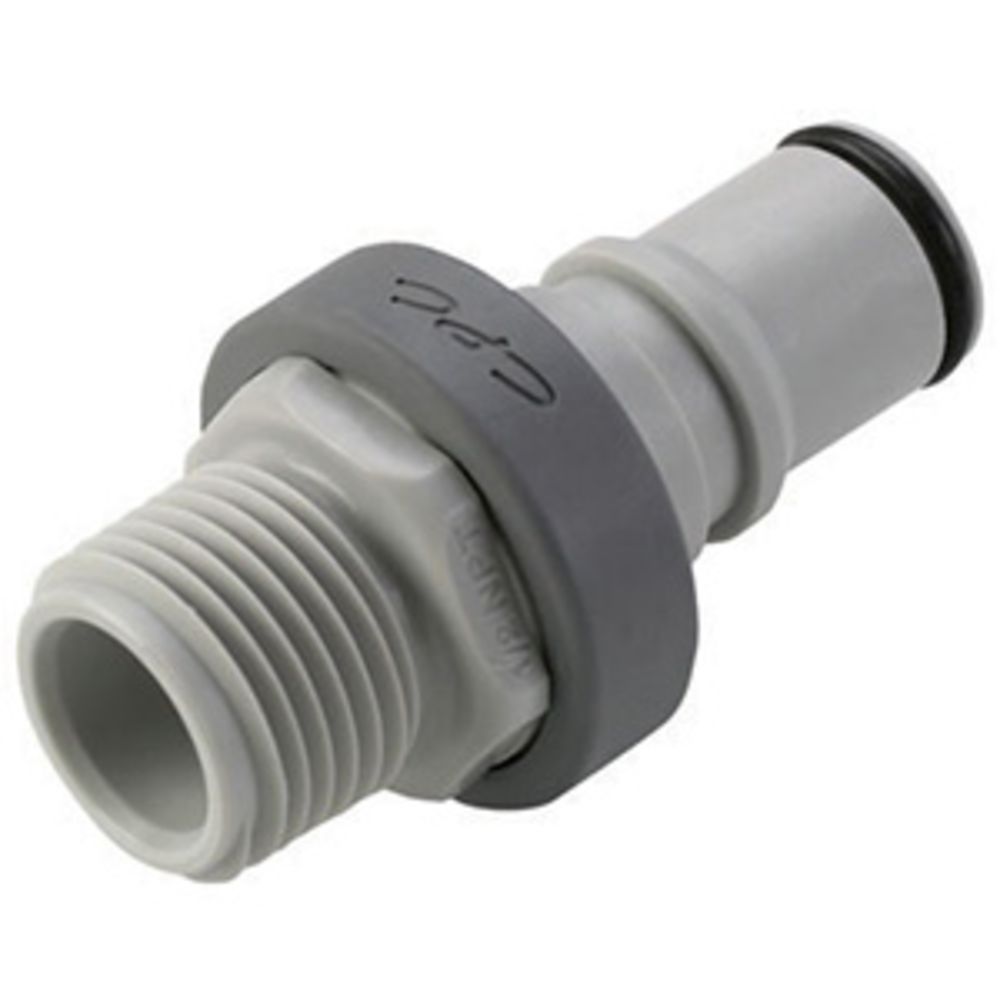 NS6D24008BSPT Valved Male Thread Coupling Insert 1/2 BSPT