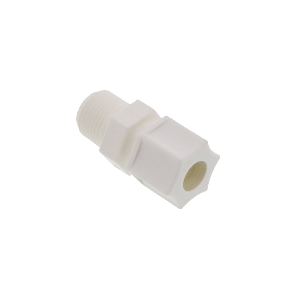 JACO 10-6-6-P-PG Polypropylene Male Connector 3/8 OD Tube x 3/8 MPT
