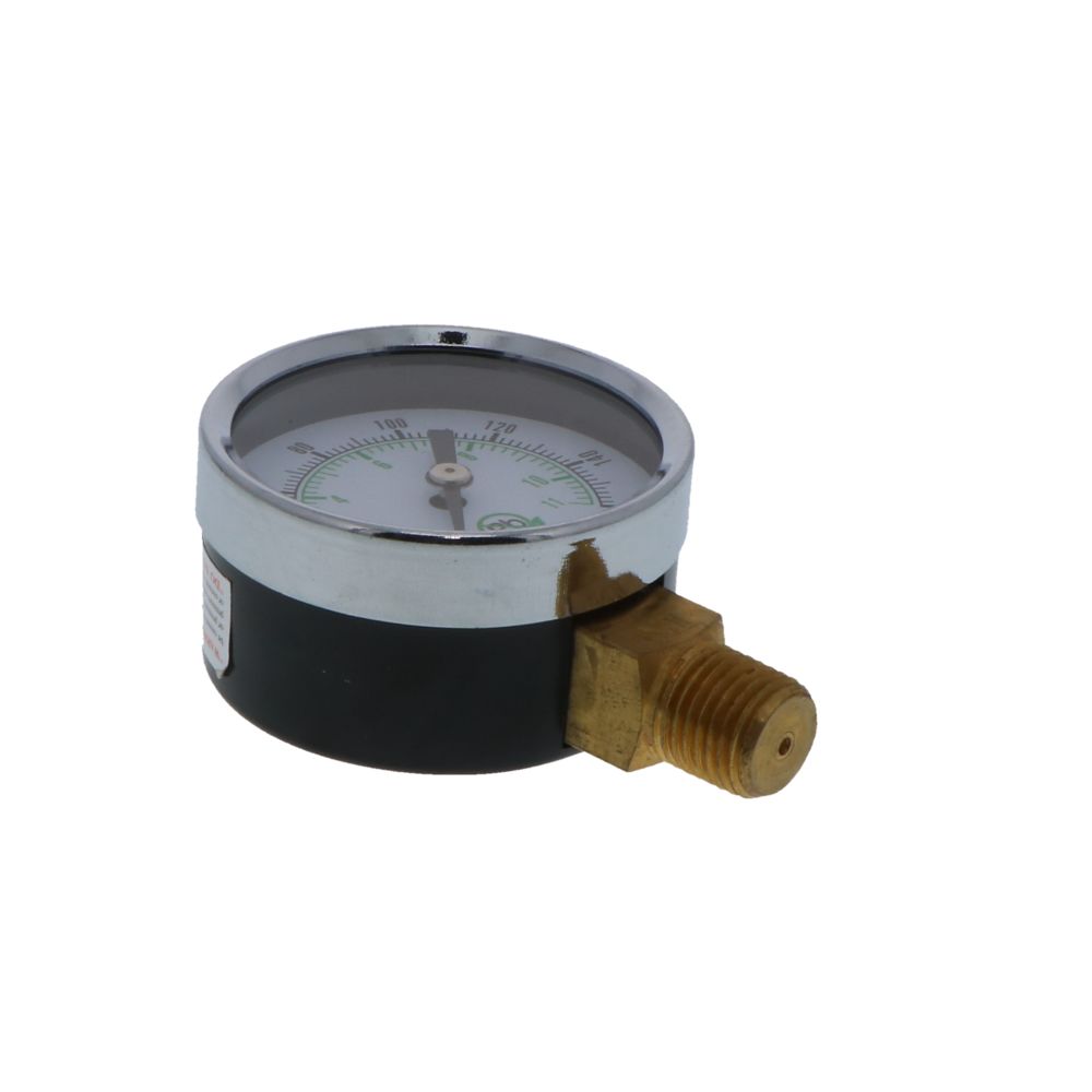 Water Pressure Gauge, Lower Mount, Lead-Free 0-160 PSI