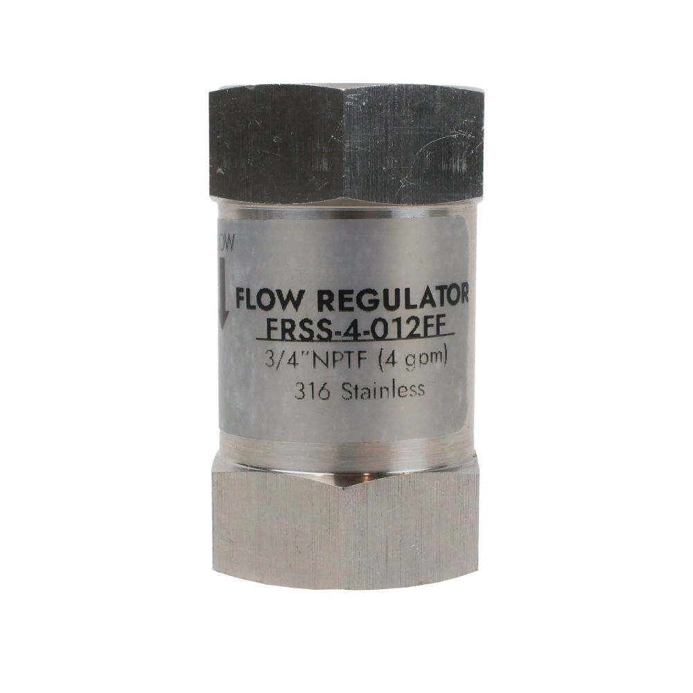Neo-Pure Stainless Steel Flow Control 4 GPM SS - 3/4 FPT