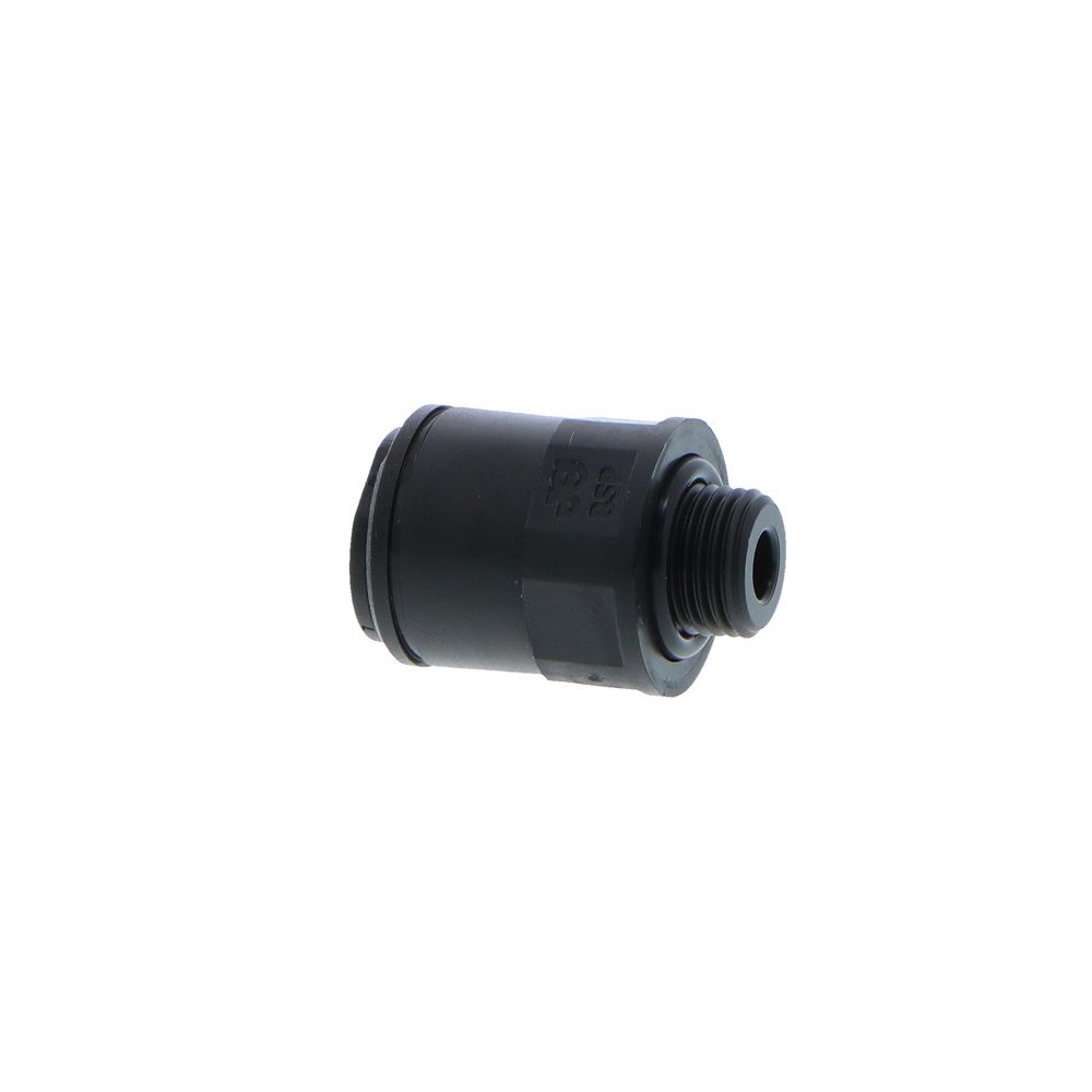 John Guest Male Connector BLACK ACETAL - 8mm x 1/8 BSPP