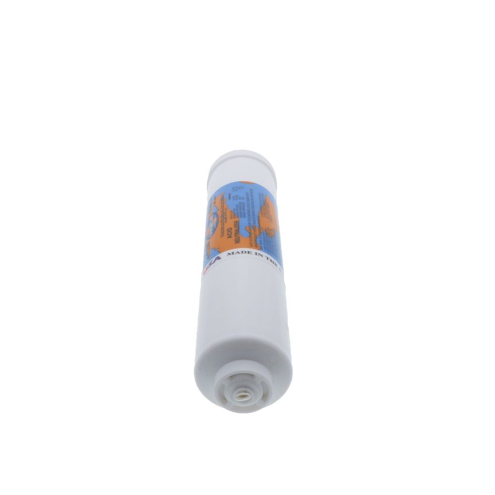 Omnipure Inline K2548-JJ Calcite Re-mineralizer - 10" x 2" Filter - 1/4" Quick Connect