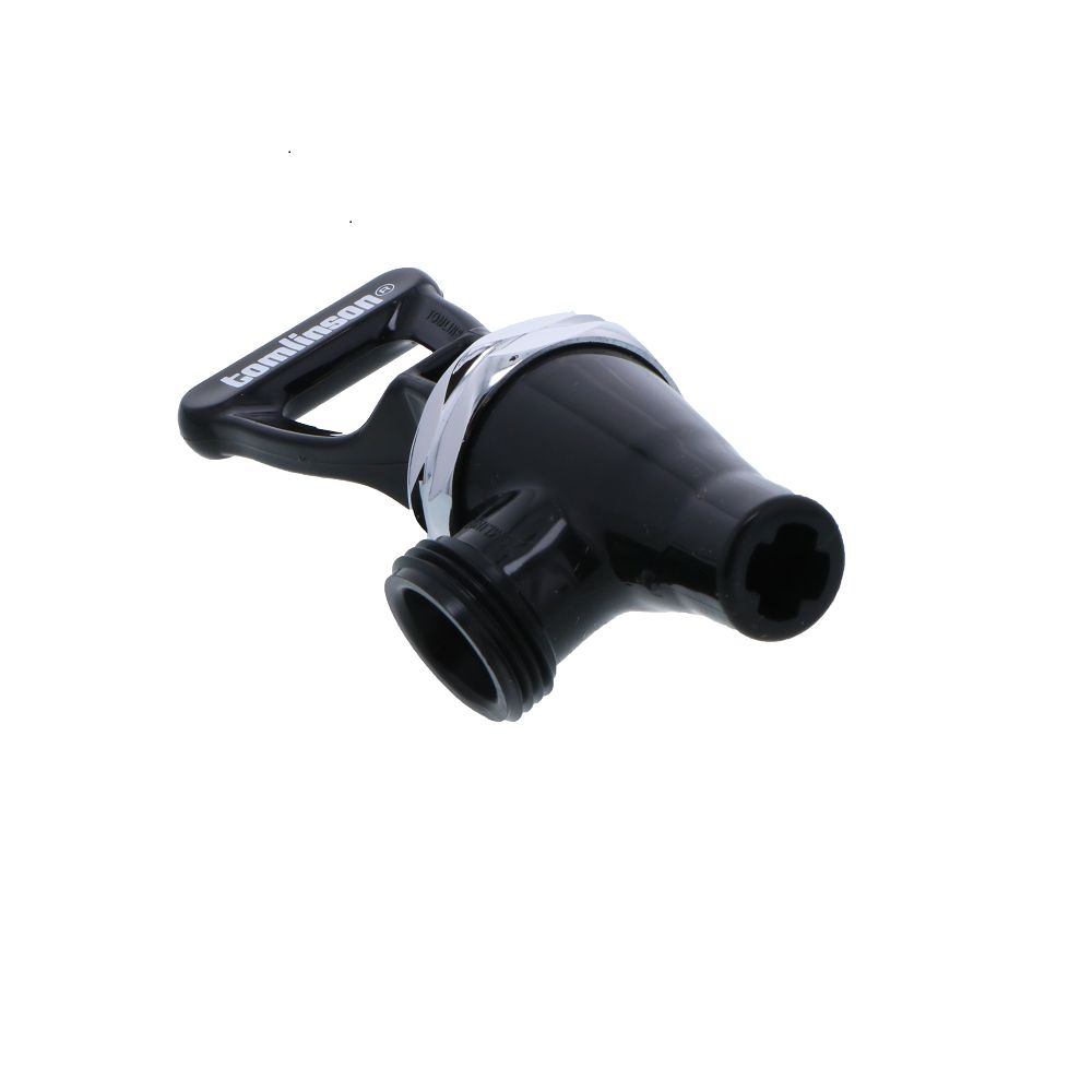 Tomlinson 1000662 SPBC Series Plastic No-Drip Cold Beverage Dispensing Faucet w/ Chromed Brass Bonnet