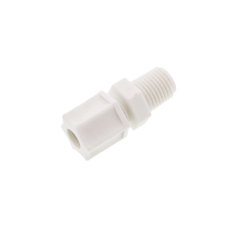 JACO 10-5-4-P-PG Polypropylene Male Connector 5/16 OD Tube x 1/4 MPT