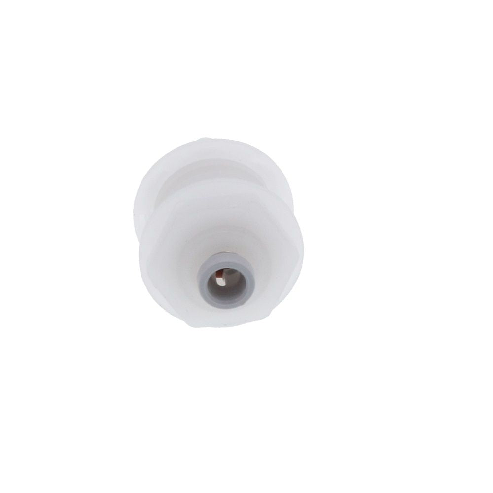 Kynar PVDF Bulkhead Union - 1/4 x 1/4