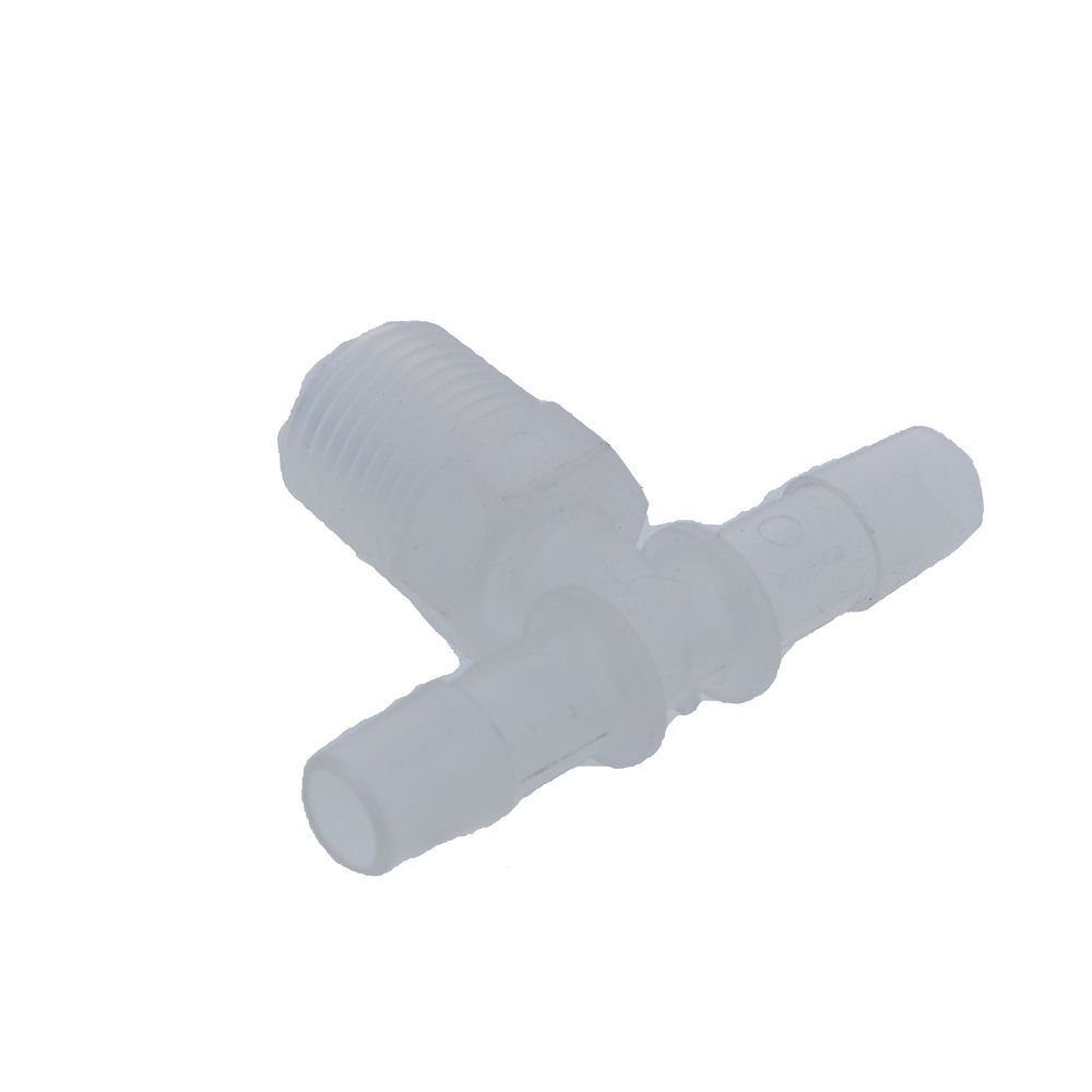 Barb Tee x Male Branch - 3/8 ID x 3/8 MNPT