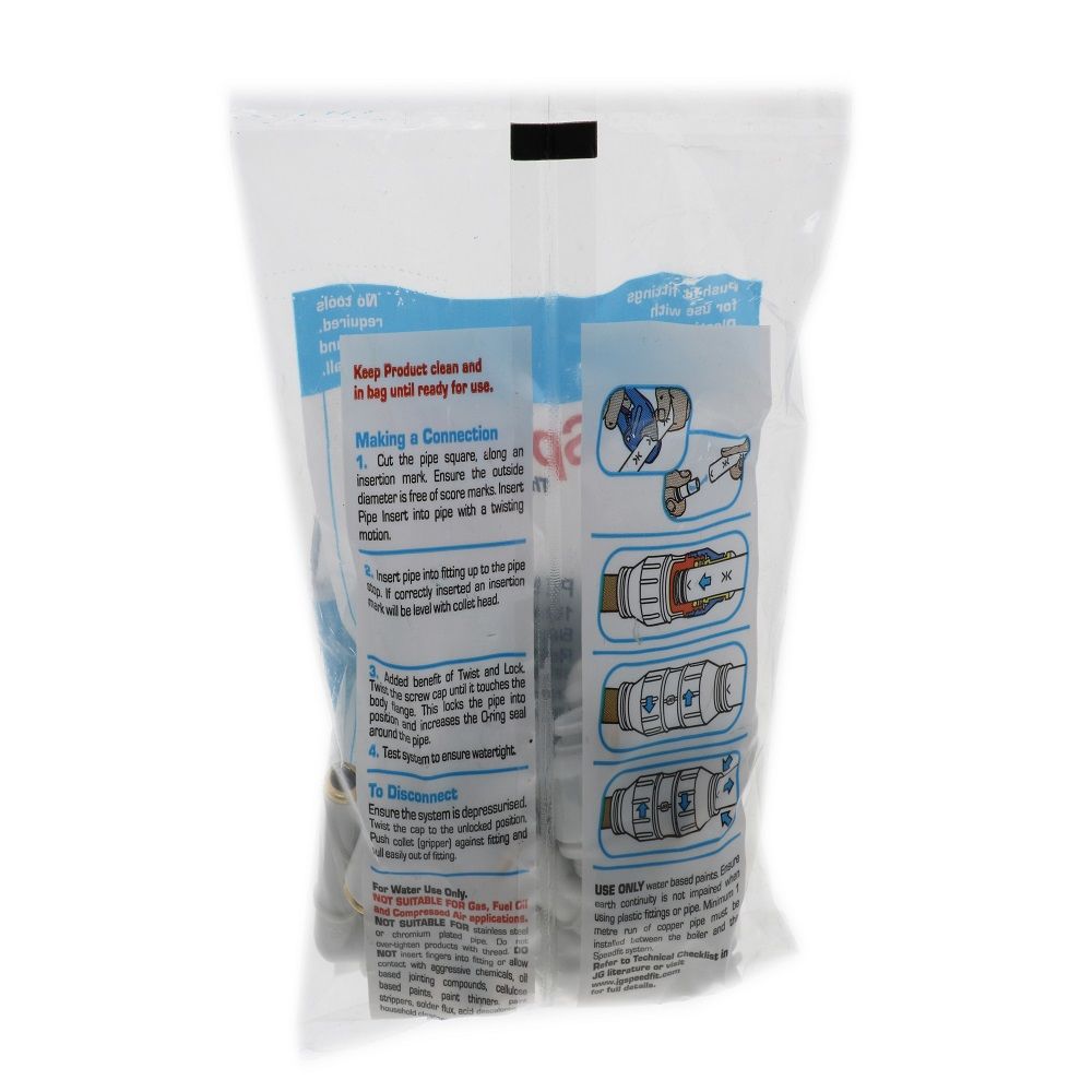 John Guest Stackable Stem Elbow - 10mm Stem x 10mm