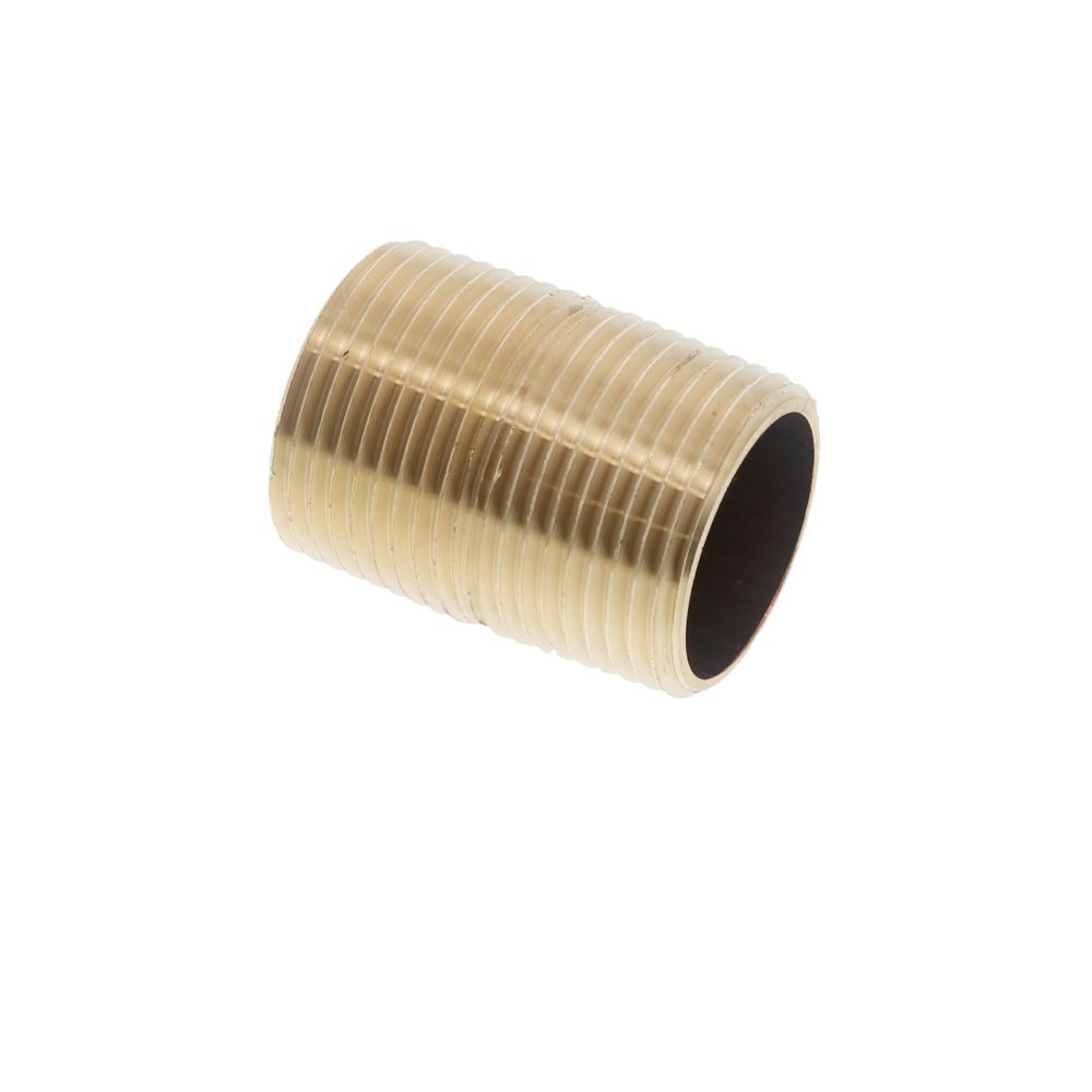 Brass Pipe Nipple Threaded 3/4 MPT x Close