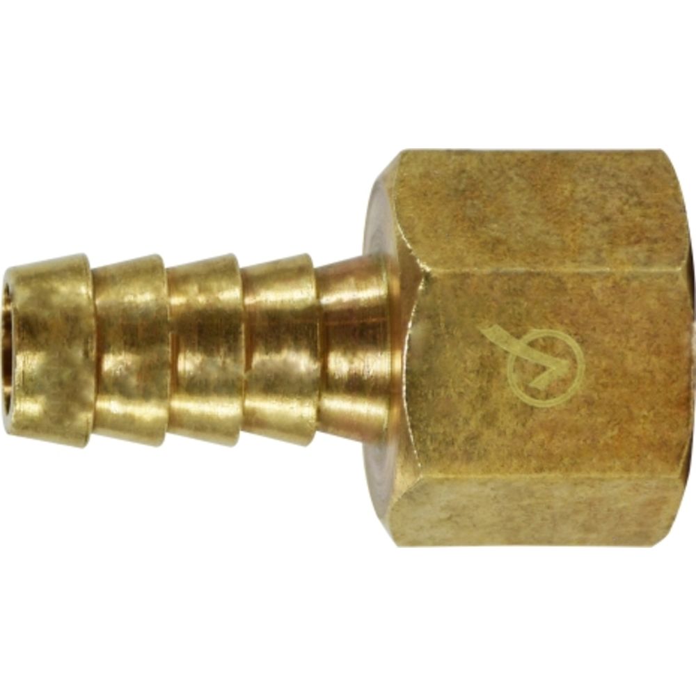 Brass LF 7129F 1/4" X 3/8" Hose Barb