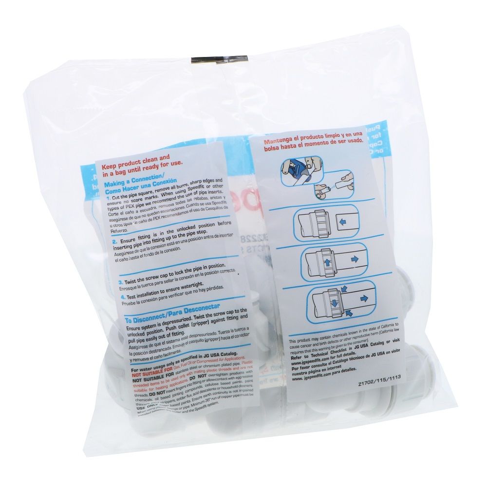 John Guest Stackable Stem Elbow - 3/4 CTS Stem x 3/4 CTS