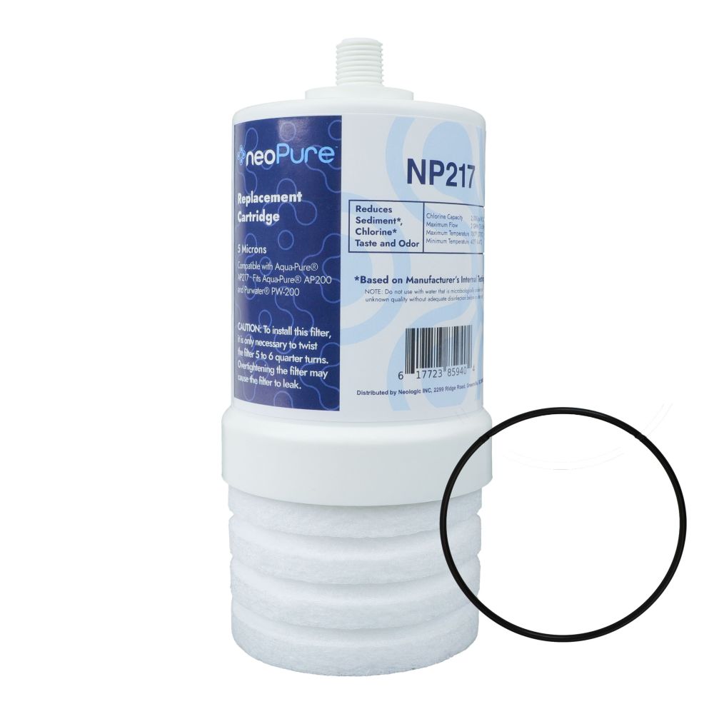Neo-Pure NP217 Replacement Filter Cartridge Aqua-Pure™ AP217 Compatible with O-Ring