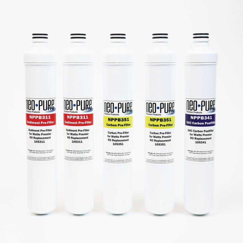 Neo-Pure Pre and Post Filter Replacement Kit for Watts Premier 531105