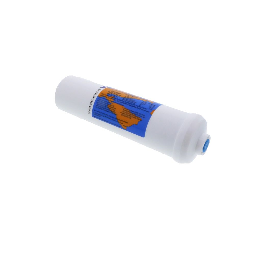Omnipure Inline K5522-BB 5 mic Carbon Block CTO - 10" x 2.5" Filter - 1/4" FPT