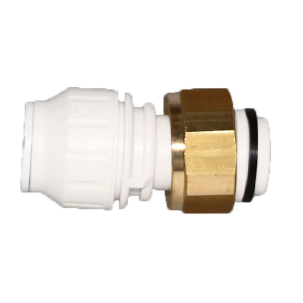 John Guest Straight Tap Connector BSP - 15mm x 3/4 BSP