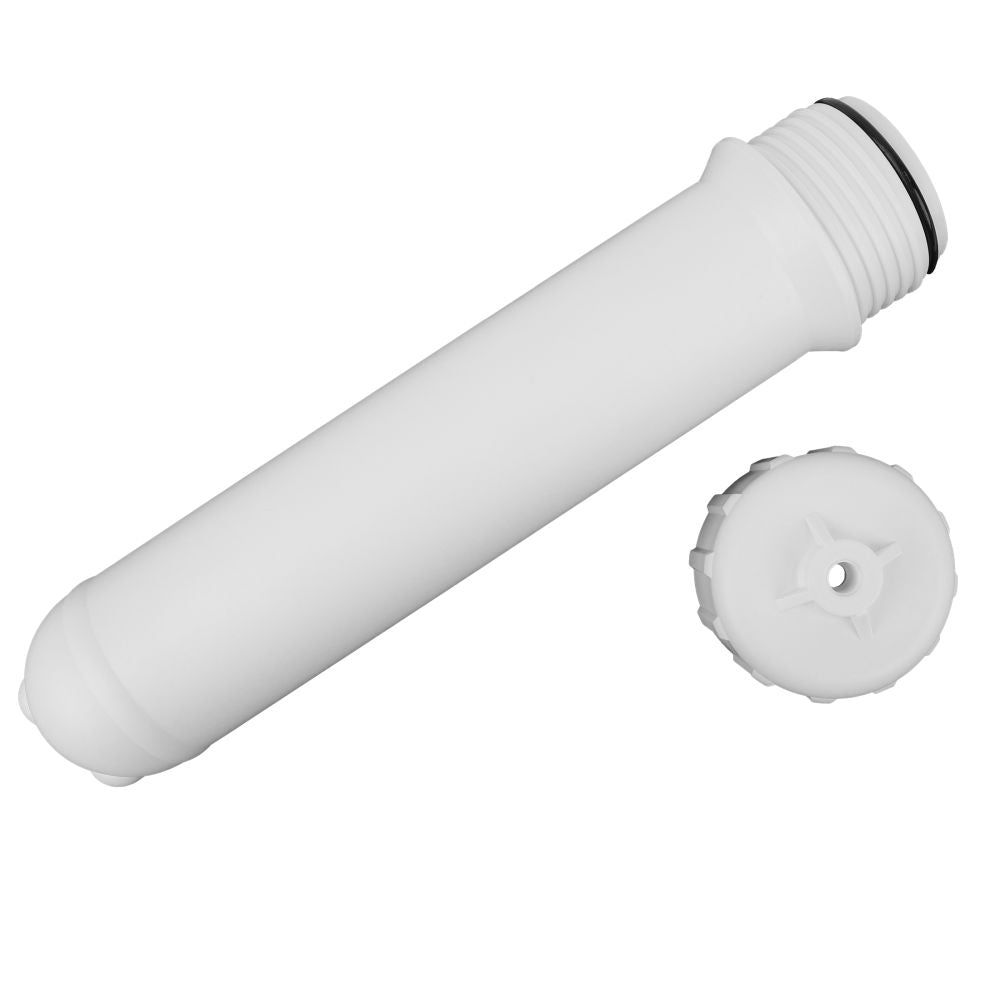 Neo-Pure Membrane Housing for Standard 12" Membranes, 1/8" FNPT Side Ports Permeate/Brine - White