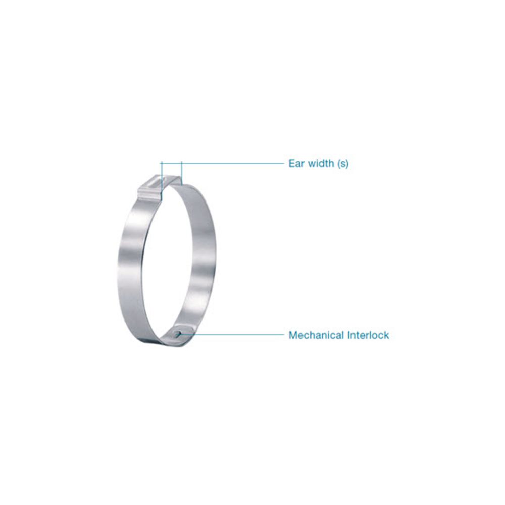 Oetiker 1/2" 1-Ear Zinc Clamp