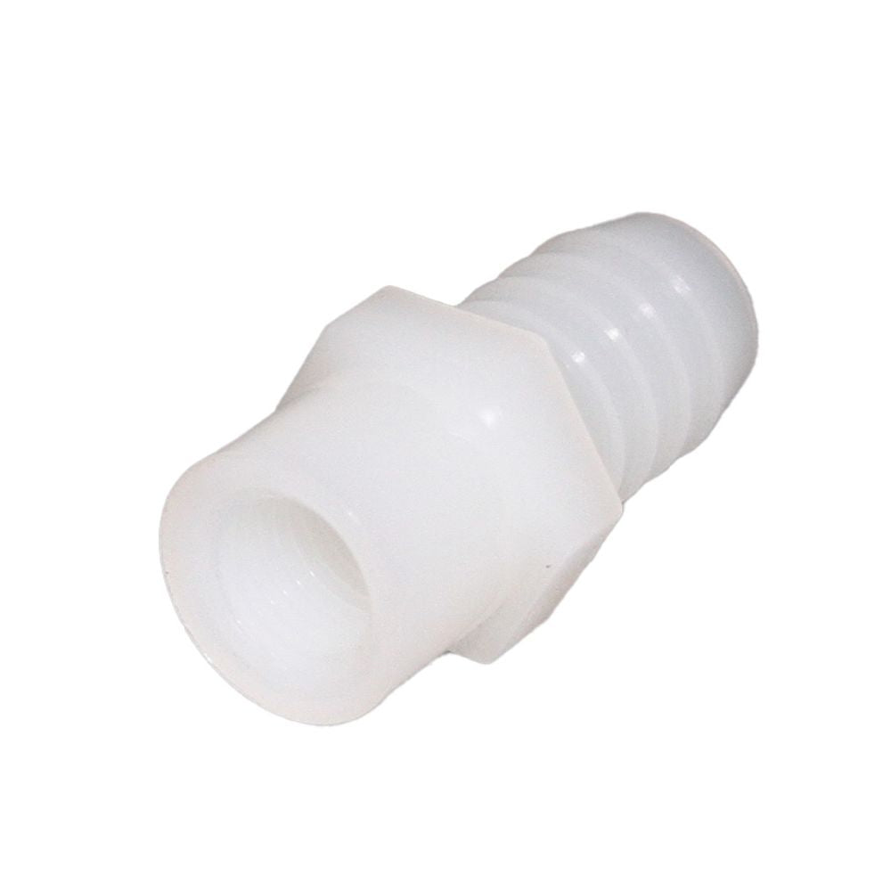 Female Barb Adapter - 5/8 barb x 1/4 FNPT - Natural Nylon