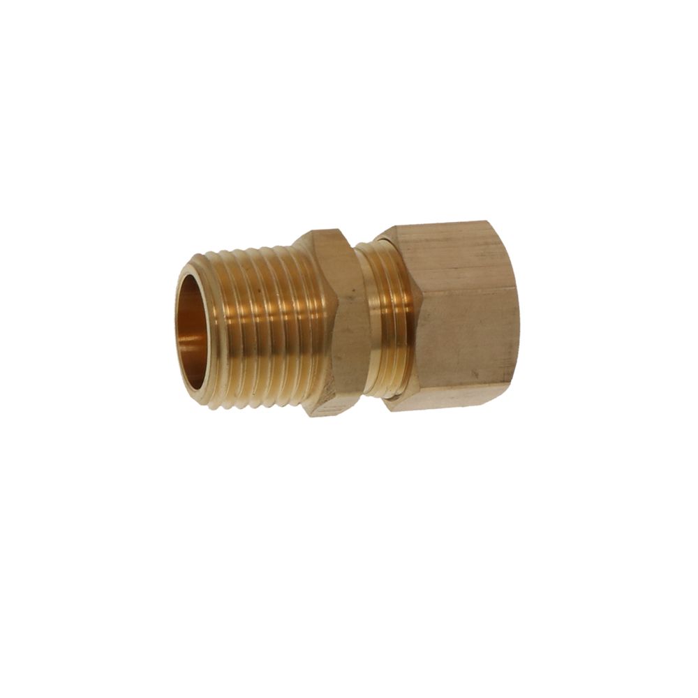 Lead-Free Brass Male Connector 5/8 Compression x 1/2 MPT