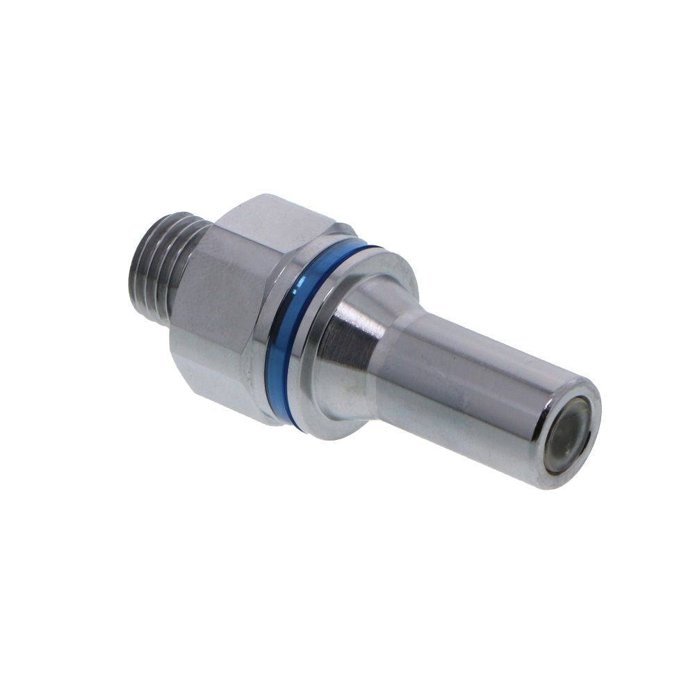 RPLQ4D46004BLU Rack and Panel Insert Straight Thread Port 1/4 SAE-04 Cool Blue