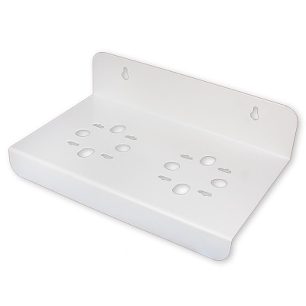 Mounting Bracket for Two Standard 3/4" Housings Powder Coated Metal