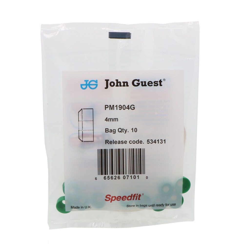 John Guest Collet Cover - 4mm, 5/32 OD Green