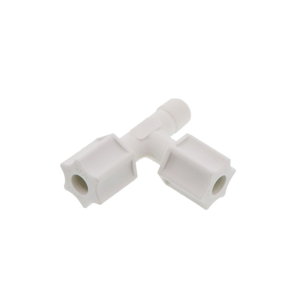 JACO 75-4-2-N-O Nylon Male Run Tee 1/4 OD Tube x 1/8 MPT