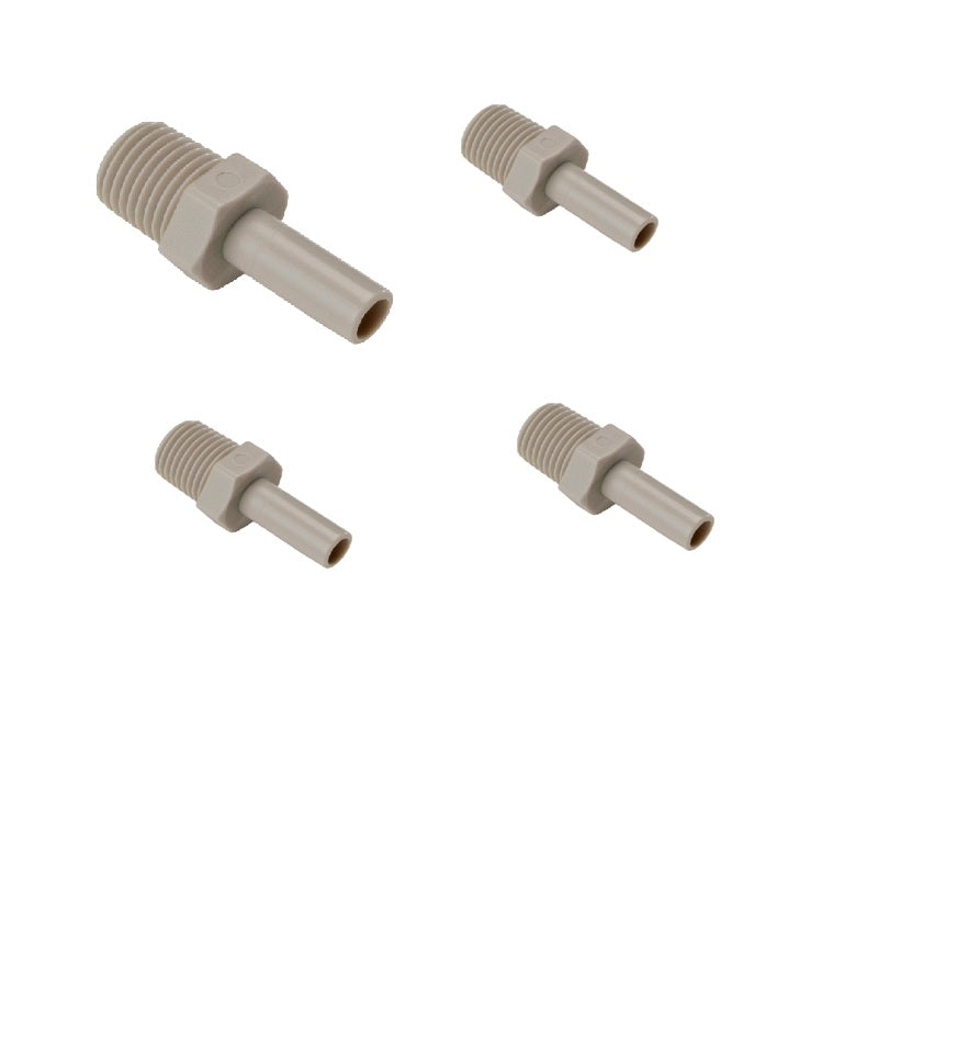 NeoFit - Acetal Gray Stem Adapter 8mm stem x 3/8"BSPT