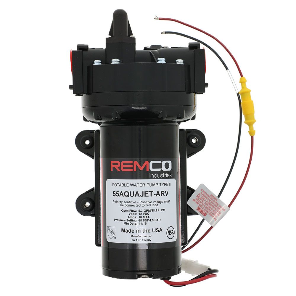 Remco PowerRV Aquajet - 55AQUAJET-ARV - Pump 5.3 GPM 12VDC