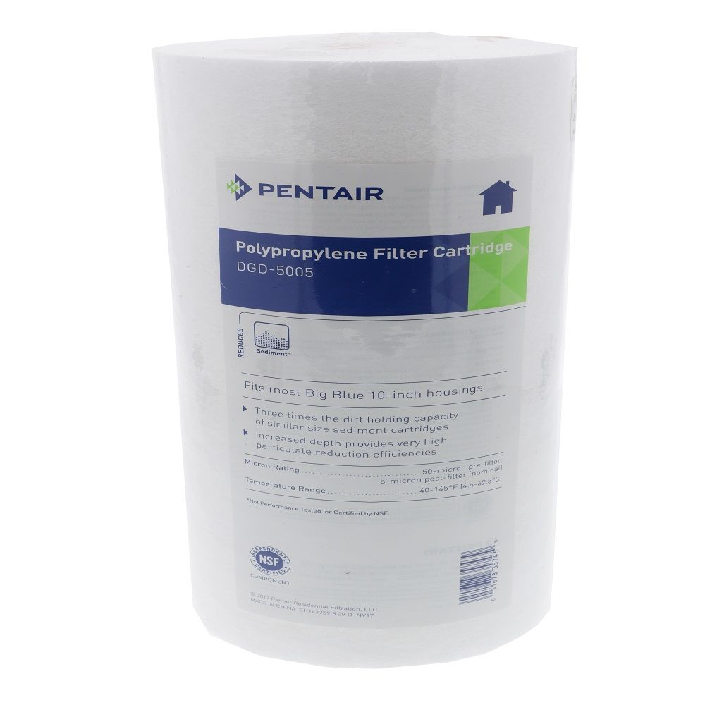 Pentair 10" BB Graded Density Polypropylene Sediment Filter 50/5 mic