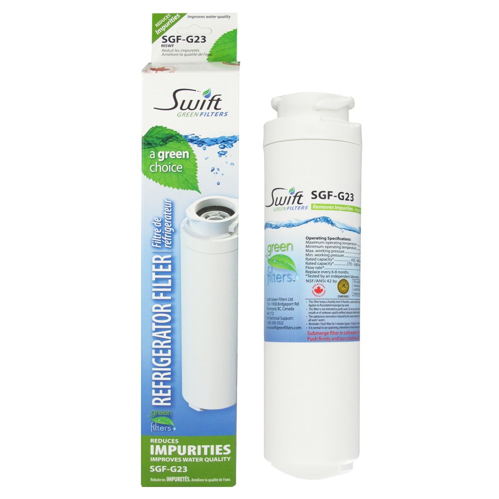 Swift Green SGF-G23 Compatible GE SmartWater MSWF Refrigerator Filter