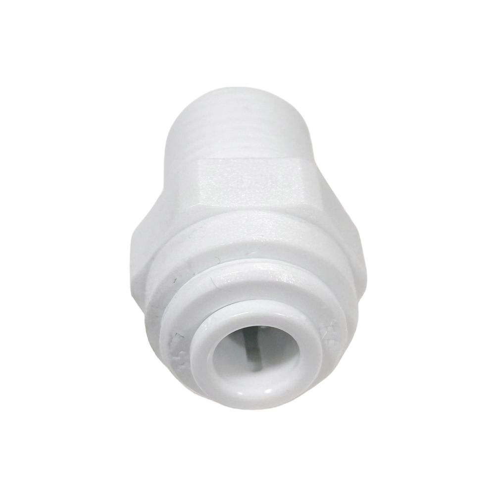 John Guest - White Acetal Male Connector - 1/4 x 1/4" MNPT