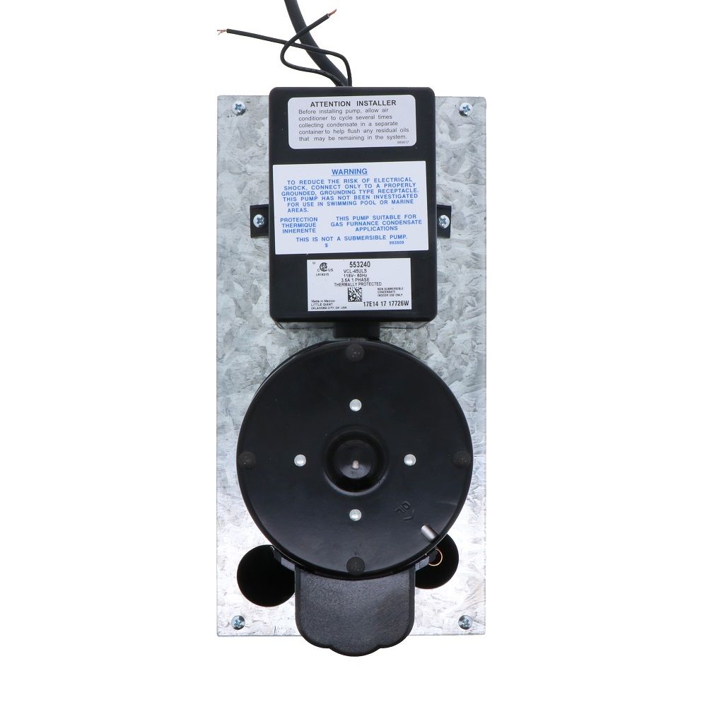 Little Giant VCL-45ULS Automatic Condensate Removal Pump 1/5 HP