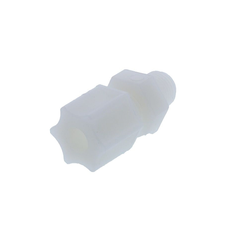 JACO 10-4-2-N-O Nylon Male Connector 1/4 OD Tube x 1/8 MPT