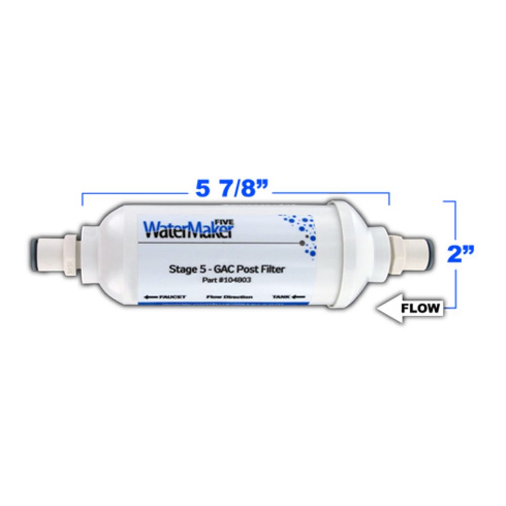 Kinetico 104834 Compatible Watermaker Five Postfilter GAC/Calcite Cartridge
