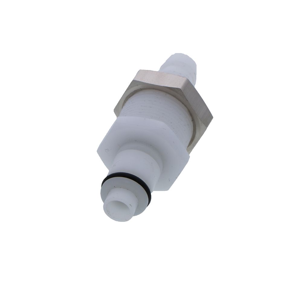 PLCD42005 Valved Panel Mount Hose Barb Coupling Insert 5/16 ID Barb