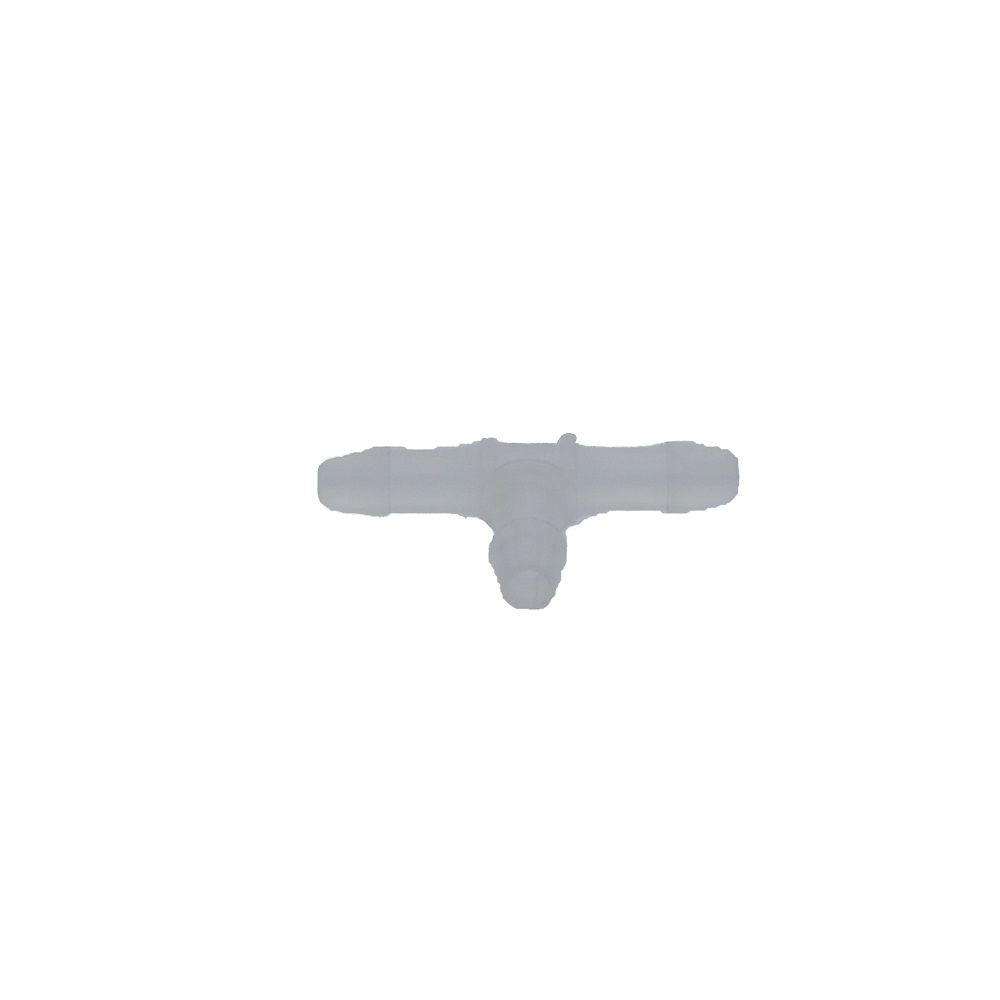 FitQuik Polypropylene Union Tee Barb Fitting - 3/16 ID x 3/16 ID x 3/16 ID