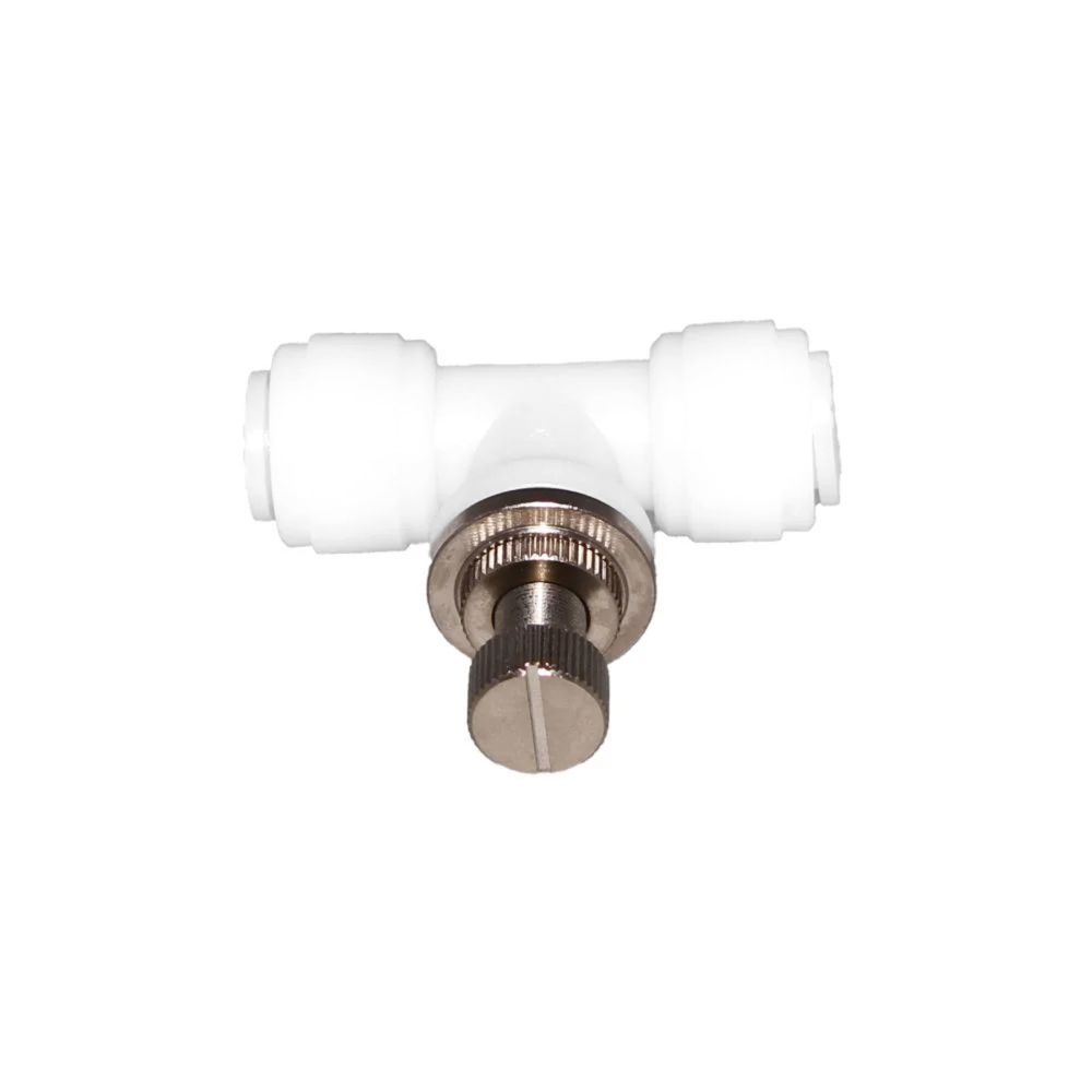 NeoFit - Acetal White Flow Control Union Connector 1/4" tube