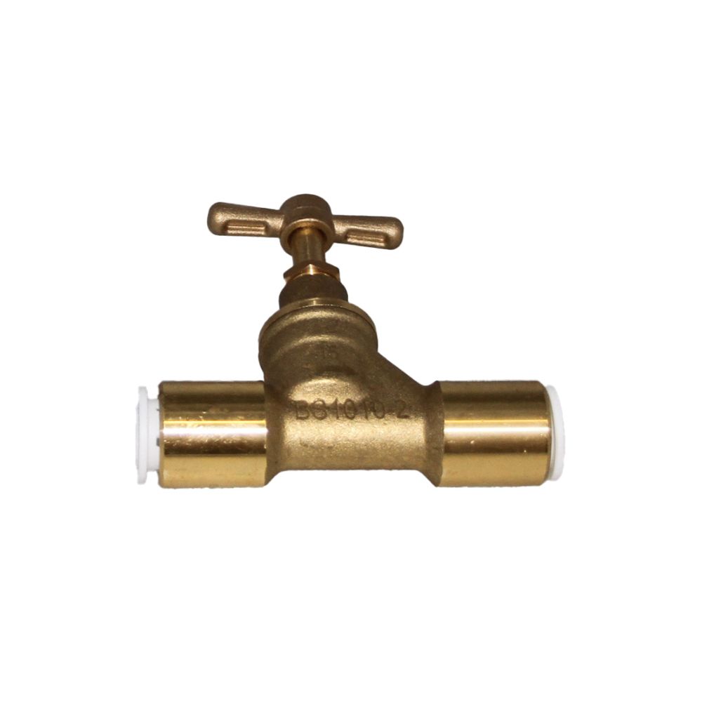 John Guest Brass Stop Valve - 15mm