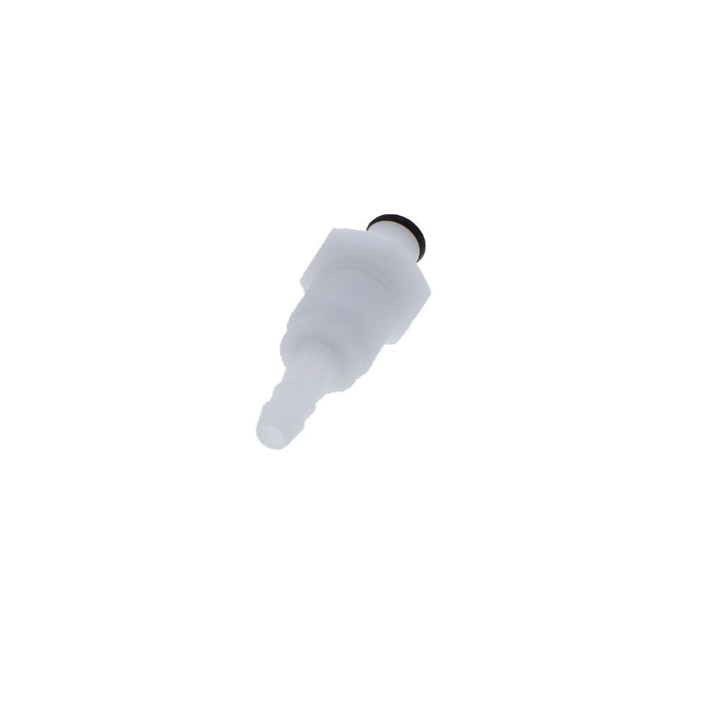 PMCD4203 Valved Panel Mount Hose Barb Coupling Insert 3/16 ID Barb
