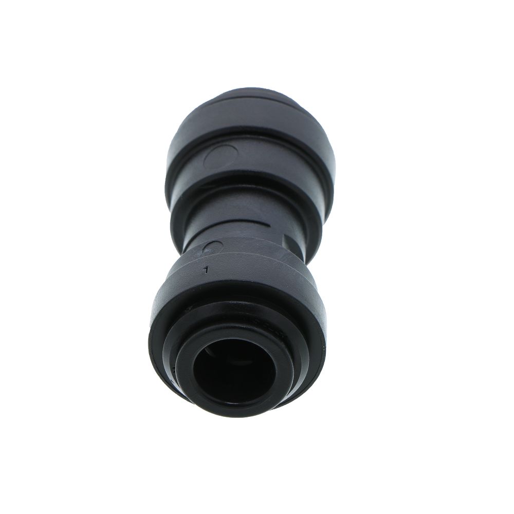 John Guest Reducing Union Black Acetal - 12 MM X 10 MM