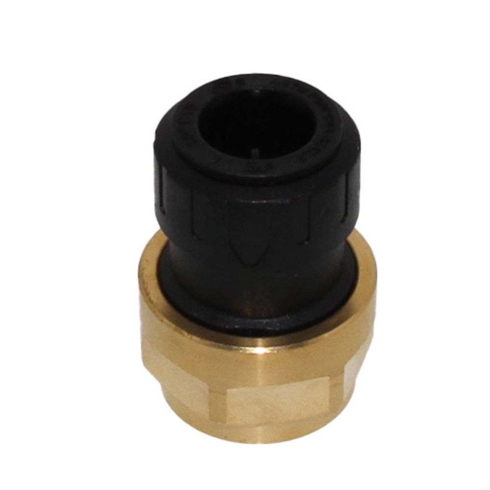 John Guest ProLock Female Connector NPS - 3/4 CTS x 1/2 NPS