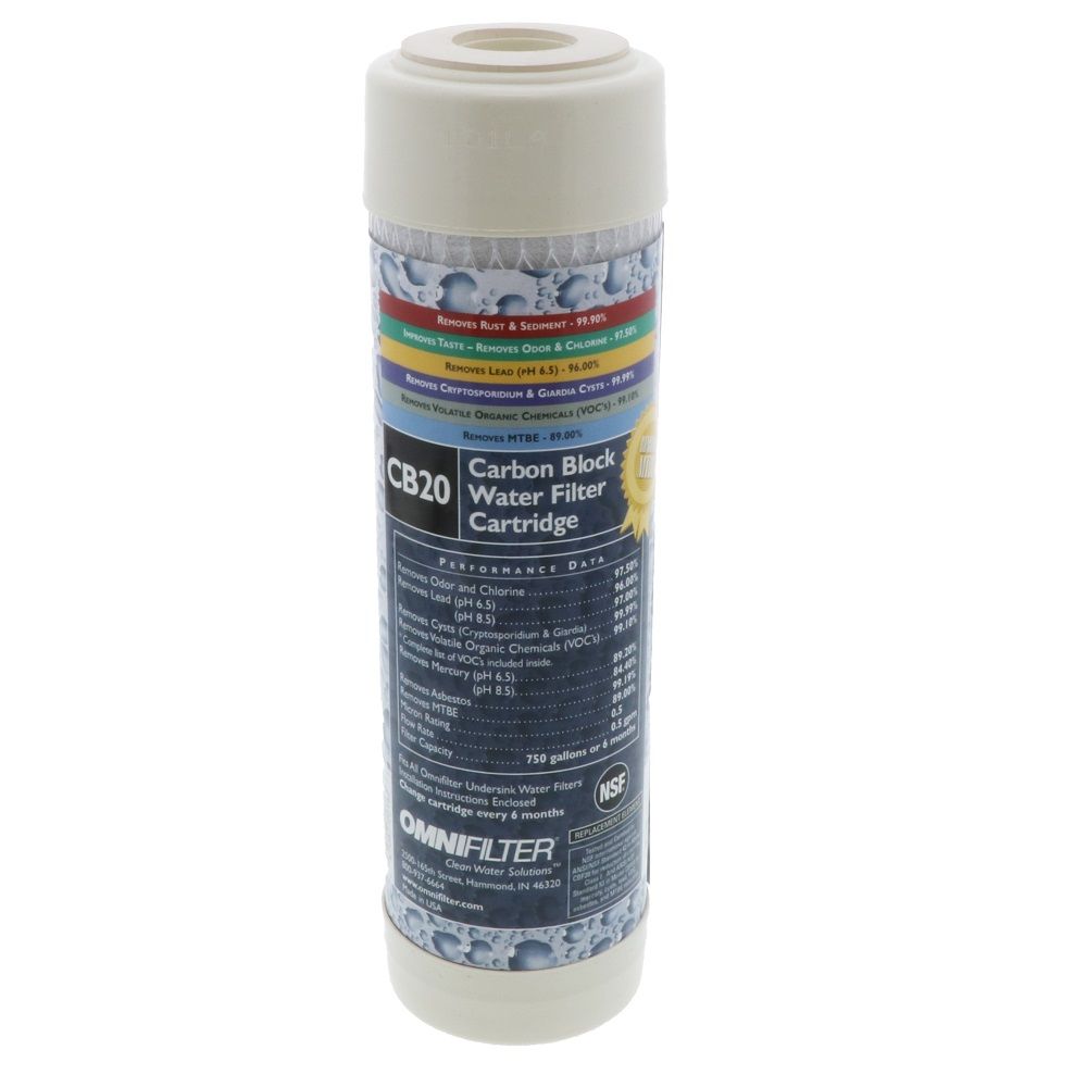 OmniFilter CB20 Carbon Block Water Filter
